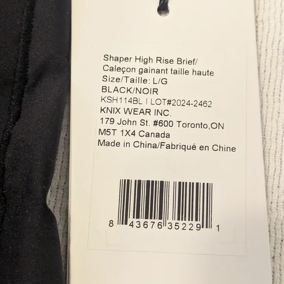 Knix Black High-Waisted Shapewear - Picture 6 of 13